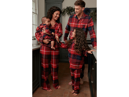 Matching Christmas pyjamas that will have the whole family looking